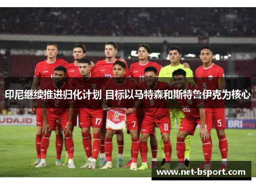 印尼继续推进归化计划 目标以马特森和斯特鲁伊克为核心